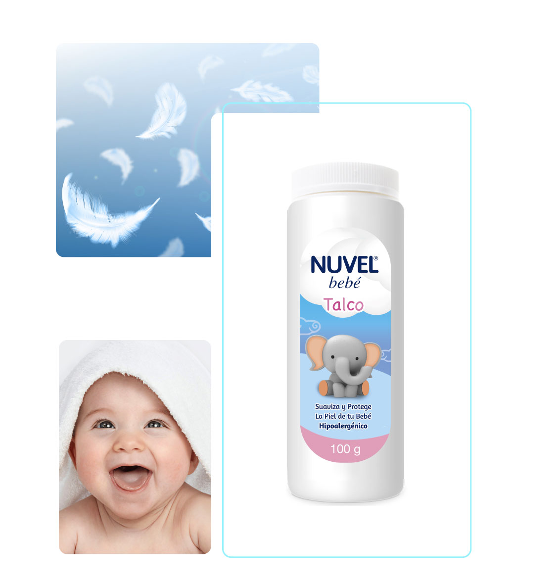 TALCO PARA BEBÉ NUVEL 