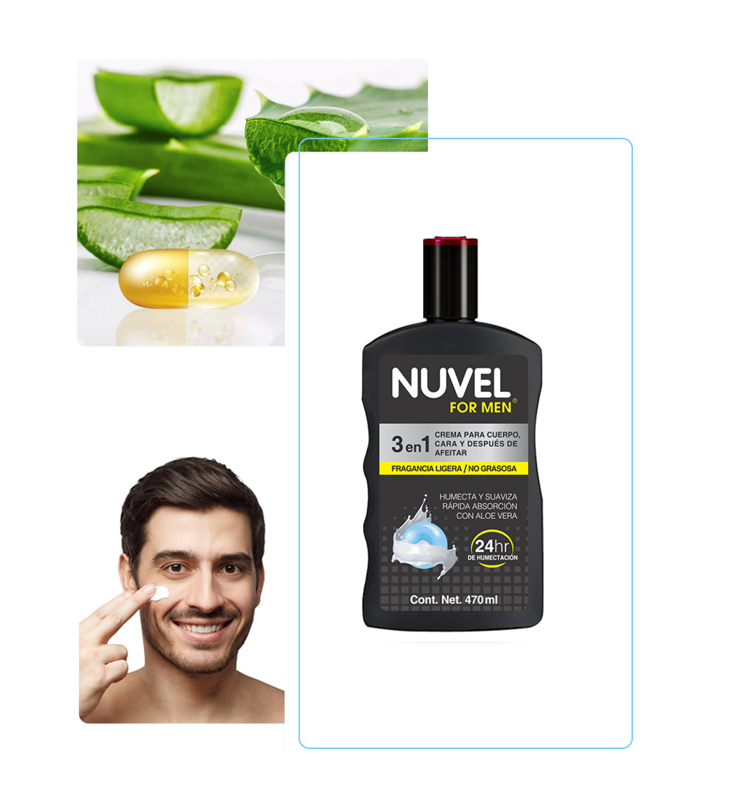 CREMA HUMECTANTE NUVEL FOR MEN